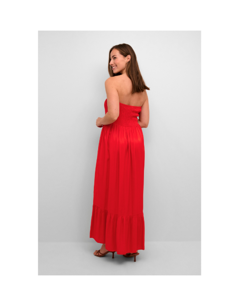 Annelene Dress in Fiery Red by Culture