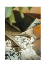 Indaba Trading Lina Linen Pillow in Avocado 16x24