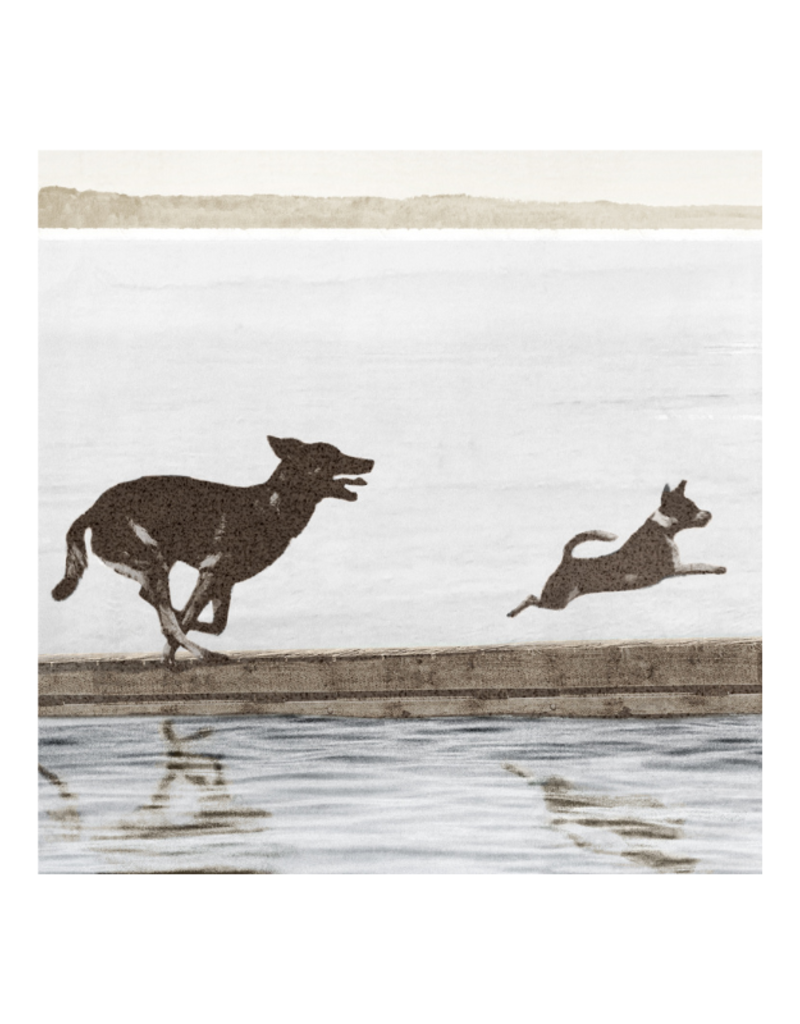 Celadon Art Dog Days At The Cottage Small 19"x25"