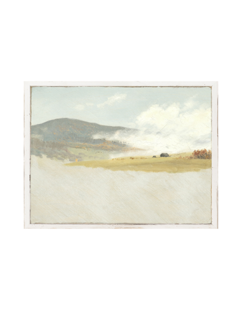 Celadon Art Hilly Landscape 13"x10"