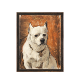 Celadon Art Chien Chinois 11"x14"