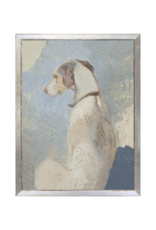 Celadon Art Study of a Greyhound 10"x13"