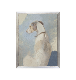 Celadon Art Study of a Greyhound 10"x13"