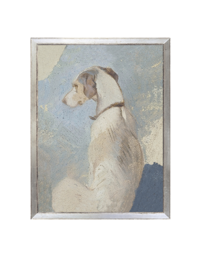Celadon Art Study of a Greyhound 10"x13"