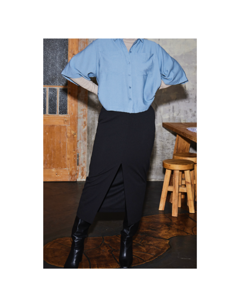 ICHI Katine Skirt in Black ICHI