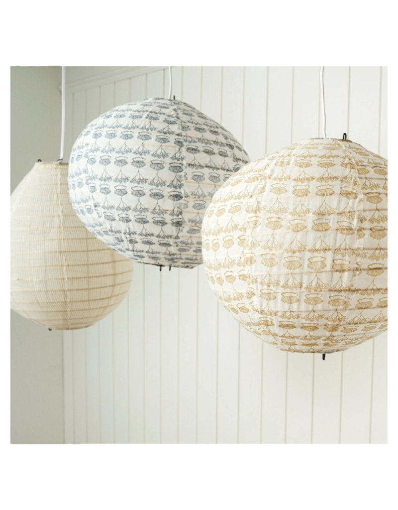 Indaba Trading Botanical Light Shade in Blue
