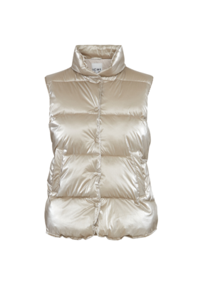 ICHI Ezetta Vest in Pale Gold by ICHI