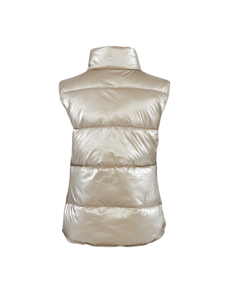 ICHI Ezetta Vest in Pale Gold by ICHI