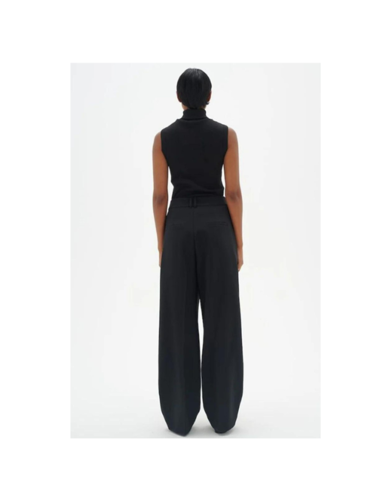 InWear Dagna Rollneck Tank in Black by InWear