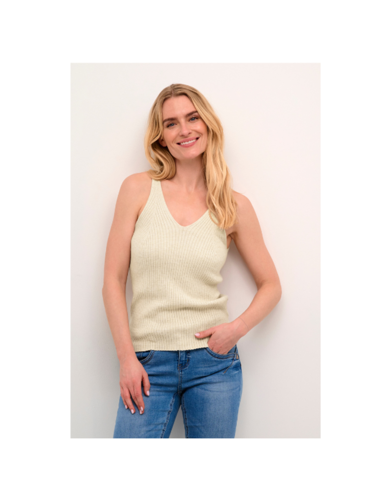 Cream Dela Knit Top in Ancient Scroll by Cream