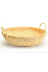 Bacon Basketware Ltd Low Round Sewn Willow Tray