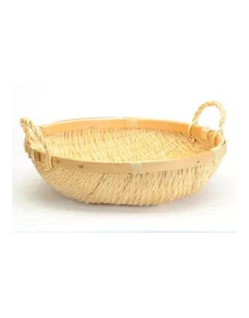Bacon Basketware Ltd Low Round Sewn Willow Tray