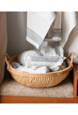 Bacon Basketware Ltd Low Round Sewn Willow Tray