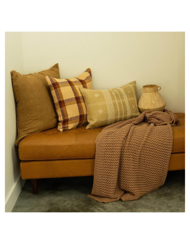 Indaba Trading Chunky Knit Throw in Autumn