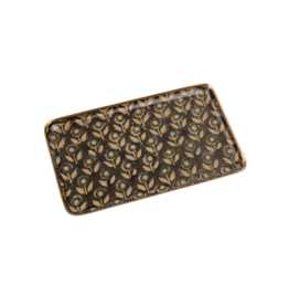 Indaba Trading Kochi Enameled Tray Large