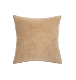 Indaba Trading Bisque Vera Velvet Pillow 18"x18"