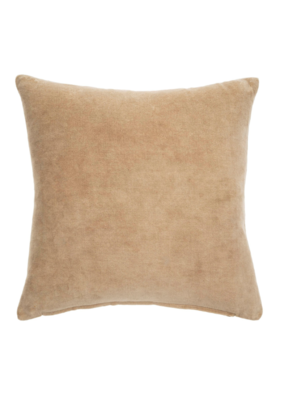 Indaba Trading Vera Velvet Pillow in Bisque