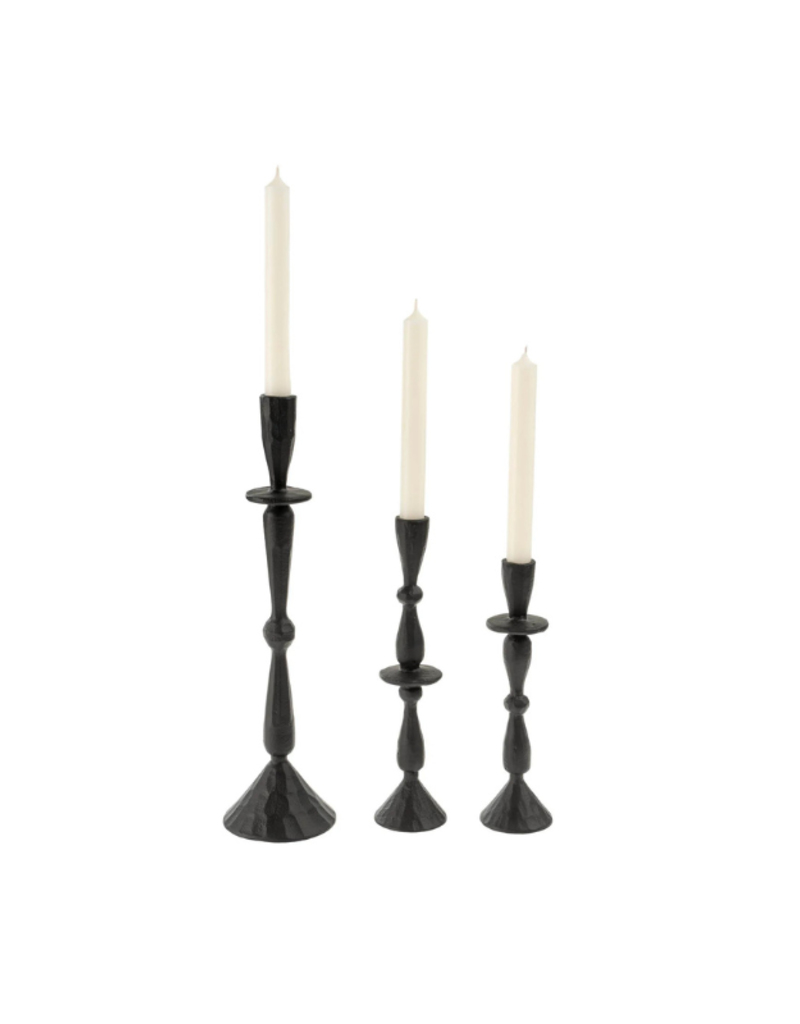 Indaba Trading Black Imani Candleholder