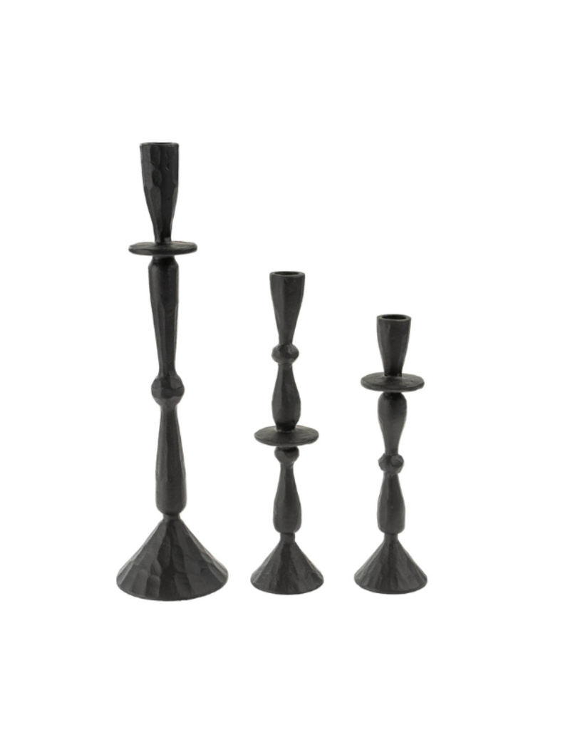 Indaba Trading Black Imani Candleholder