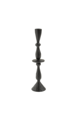 Indaba Trading Black Imani Candleholder
