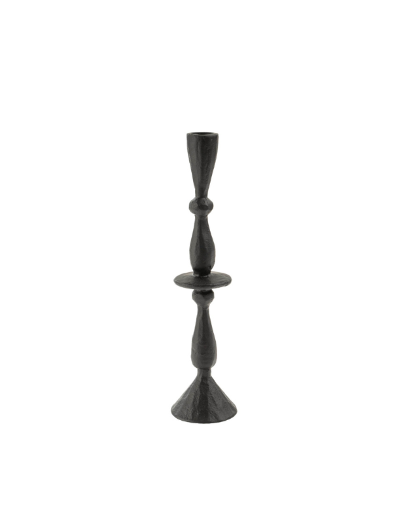 Indaba Trading Black Imani Candleholder