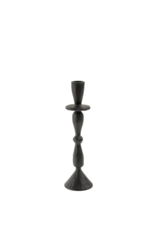 Indaba Trading Black Imani Candleholder