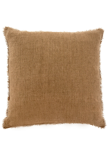 Indaba Trading Lina Linen Pillow in Hazelnut 24"