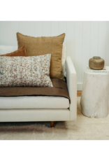 Indaba Trading Lina Linen Pillow in Hazelnut 24"