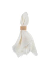 Indaba Trading Resin Napkin Ring in Cream