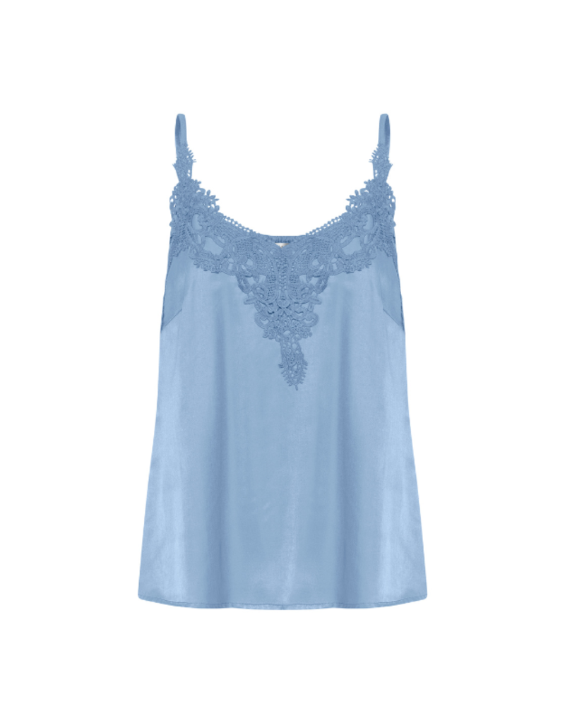Cream Anna Top in Captain's Blue by Cream