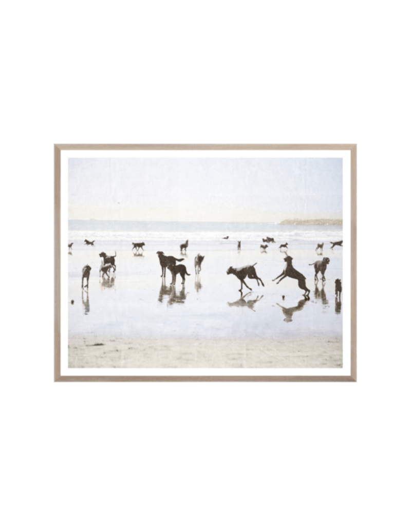Celadon Art Dog Days At The Beach Mid 37"x29"