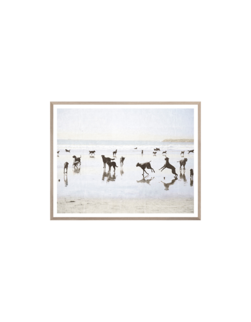 Celadon Art Dog Days At The Beach Small 25"x19"