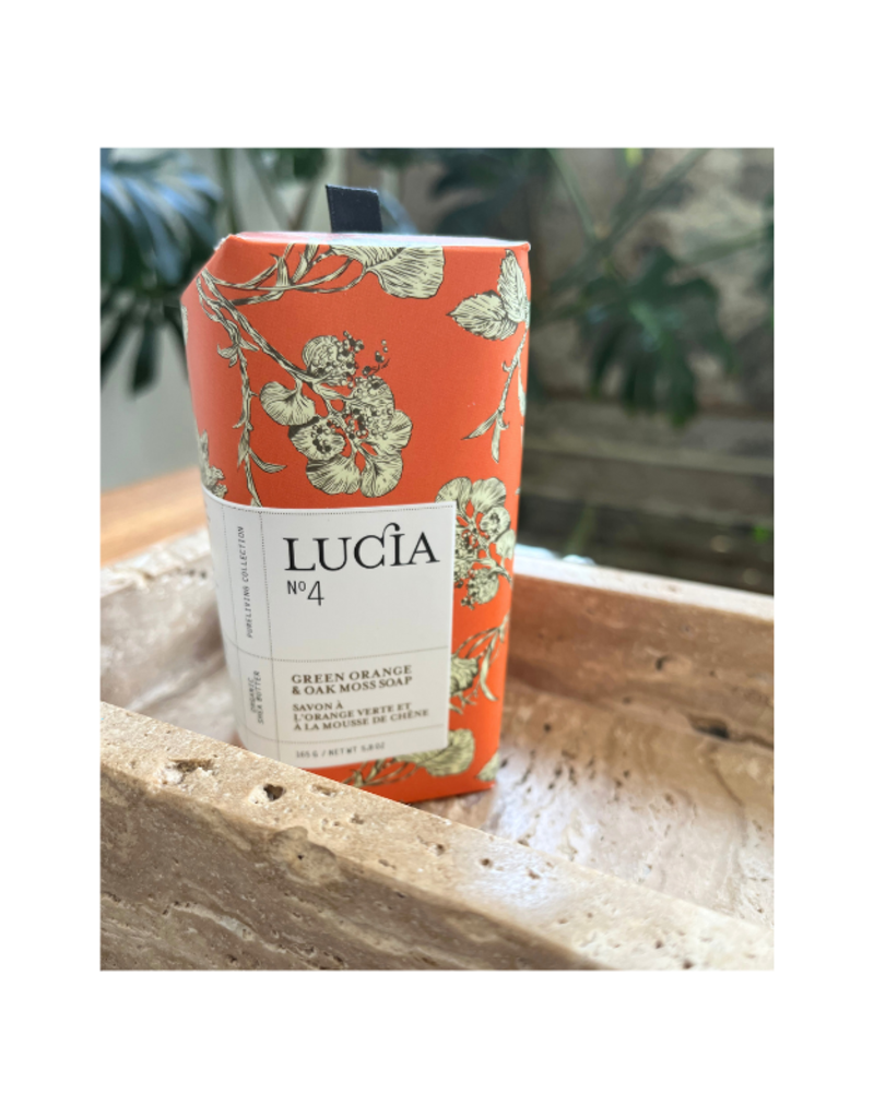 Lucia Lucia Bar Soap Green Orange & Oak Moss