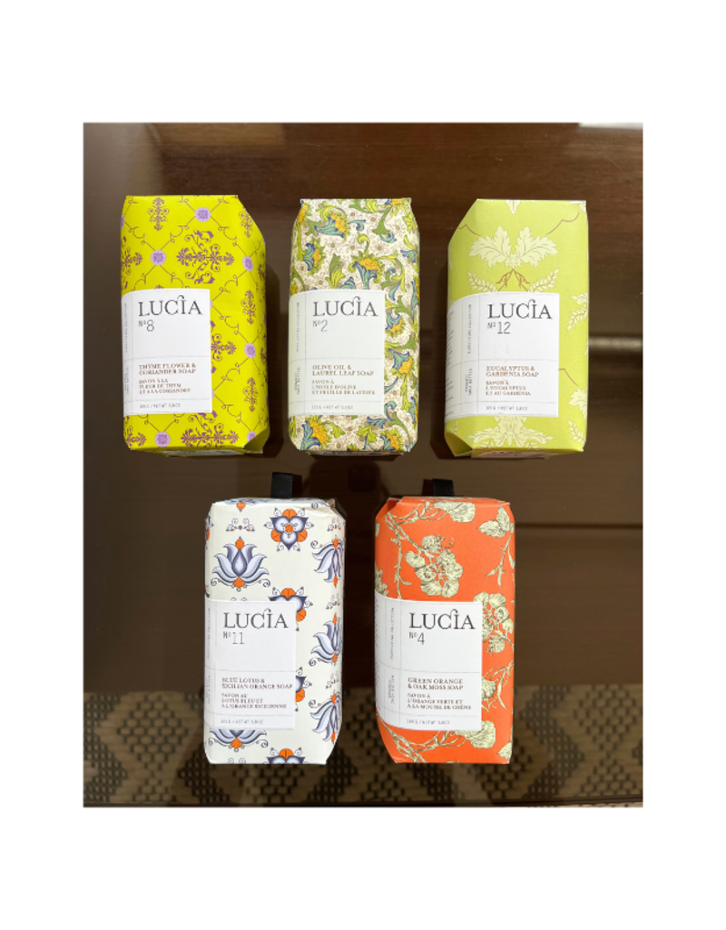 Lucia Lucia Bar Soap Green Orange & Oak Moss