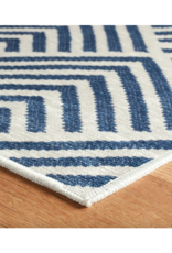Dash & Albert Dash & Albert Machine Washable Cleo Navy Rug 3x5