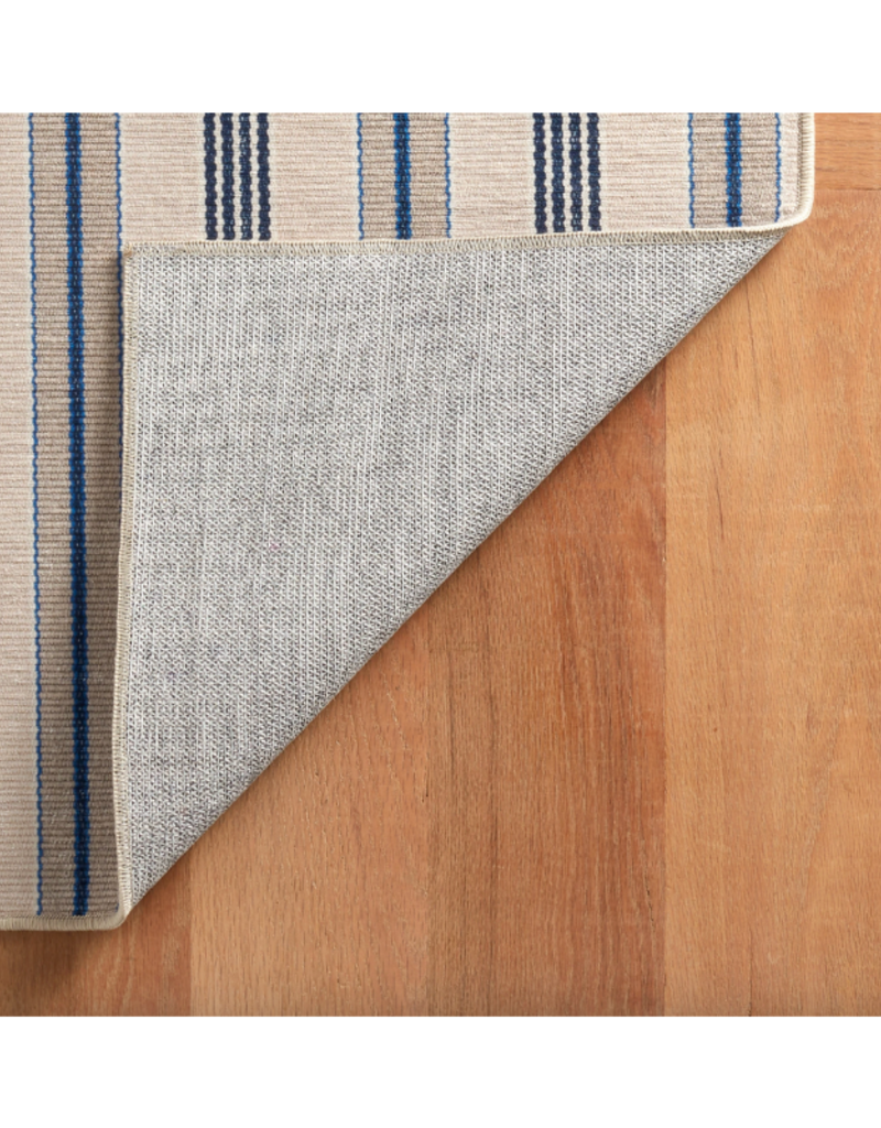 Dash & Albert Dash & Albert Machine Washable Nimes Ticking Neutral Rug 3x5