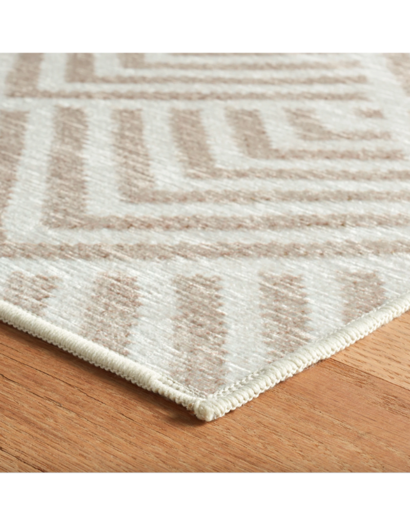 Dash & Albert Dash & Albert Machine Washable Cleo Cement Rug 3x5