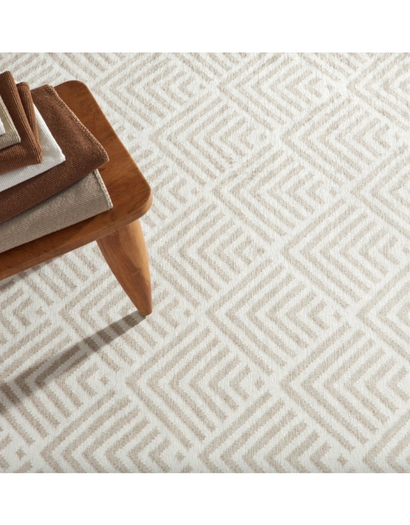 Dash & Albert Dash & Albert Machine Washable Cleo Cement Rug 3x5