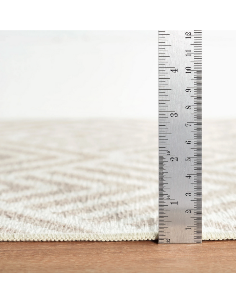 Dash & Albert Dash & Albert Machine Washable Cleo Cement Rug 3x5