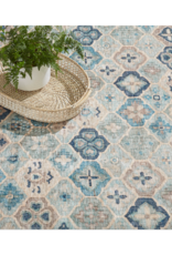 Dash & Albert Dash & Albert Machine Washable Pali Blue Rug 4x6
