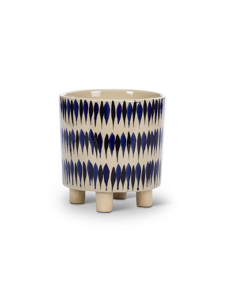 Brushstroke Planter with Feet