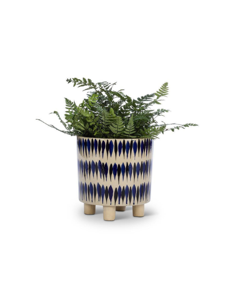 Brushstroke Planter with Feet