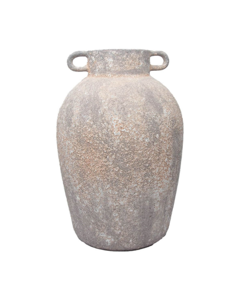 Bacon Basketware Ltd Concrete Vase with Handles