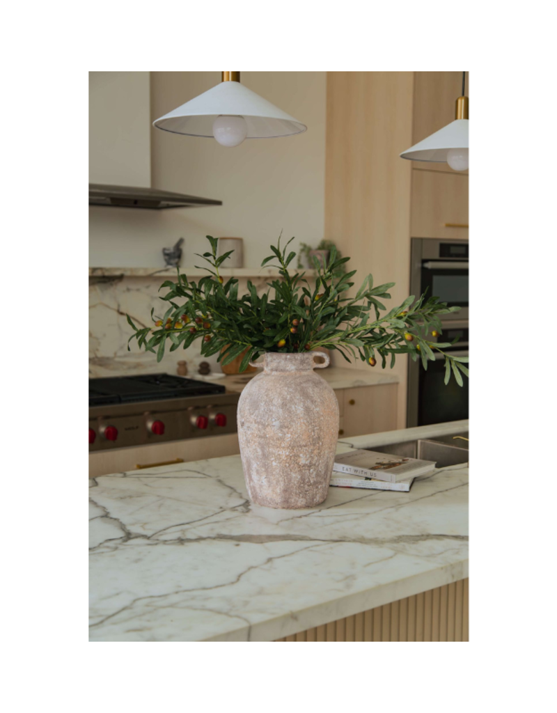 Bacon Basketware Ltd Concrete Vase with Handles
