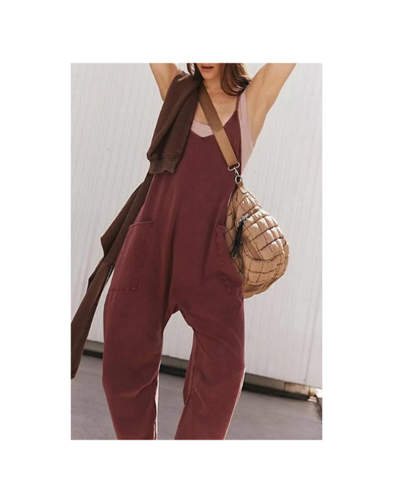Free People Hot Shot Onesie in Sour Cherry by Free People