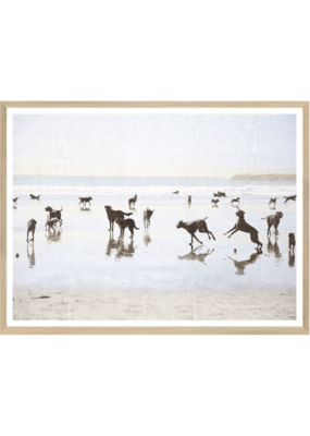 Celadon Art Dog Days at the Beach Large 53"x41"