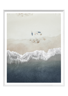 Celadon Art Beach Day Print Photograph 33"x41"