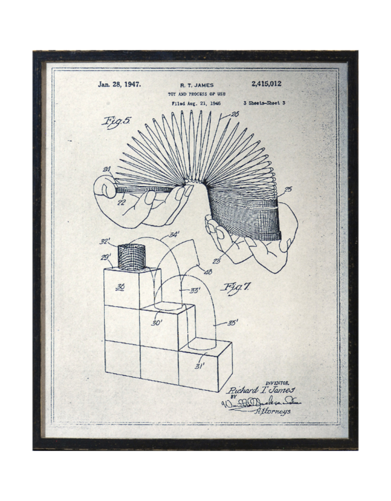 Celadon Art Slinky Patent Parchment 17"x21"