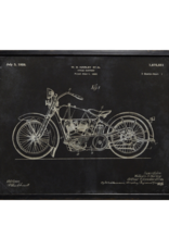 Celadon Art Harley Patent 1928 in Charcoal 21"x17"