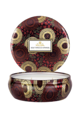 Voluspa 3-Wick Tin Candle in Goji Tarocco by Voluspa